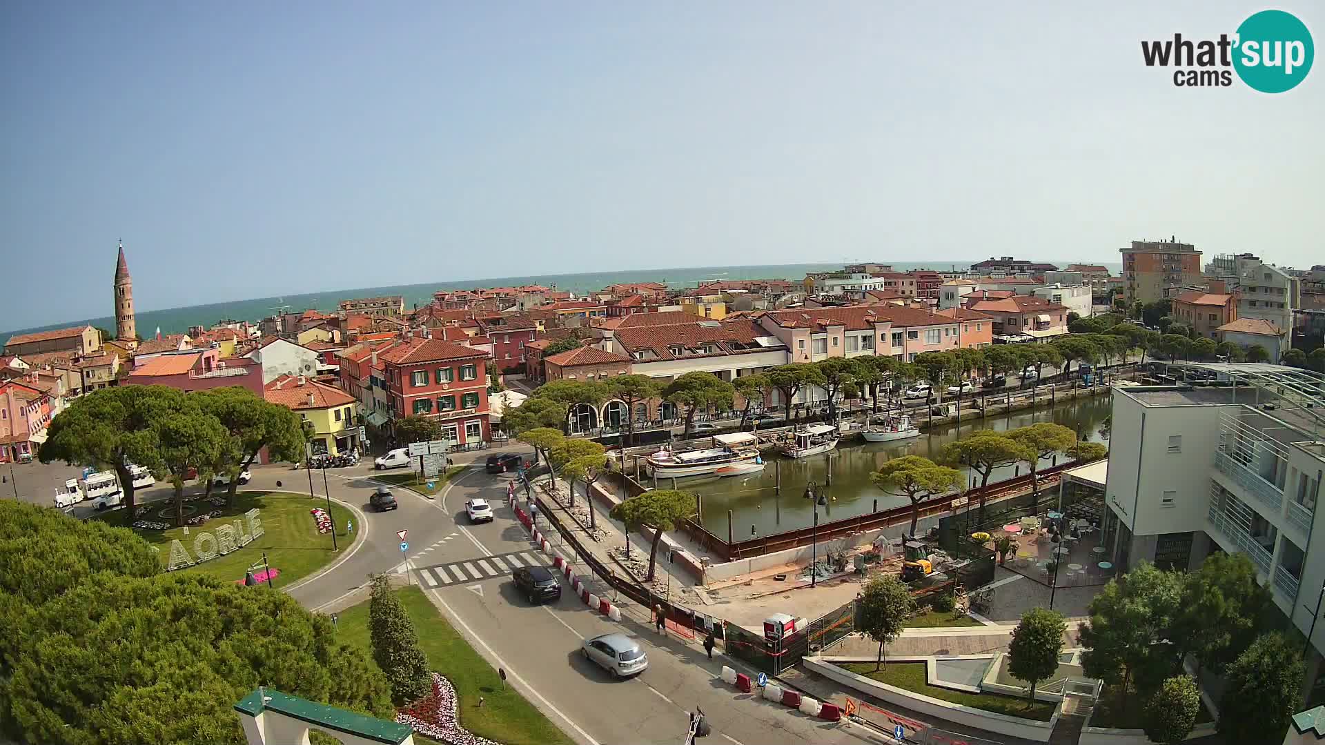 Webcam Hotel Cleofe | Panorama of Caorle old town
