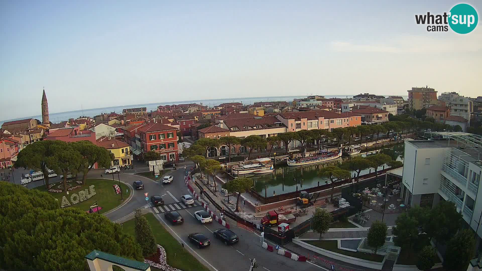 Webcam Hotel Cleofe | Panorama of Caorle old town