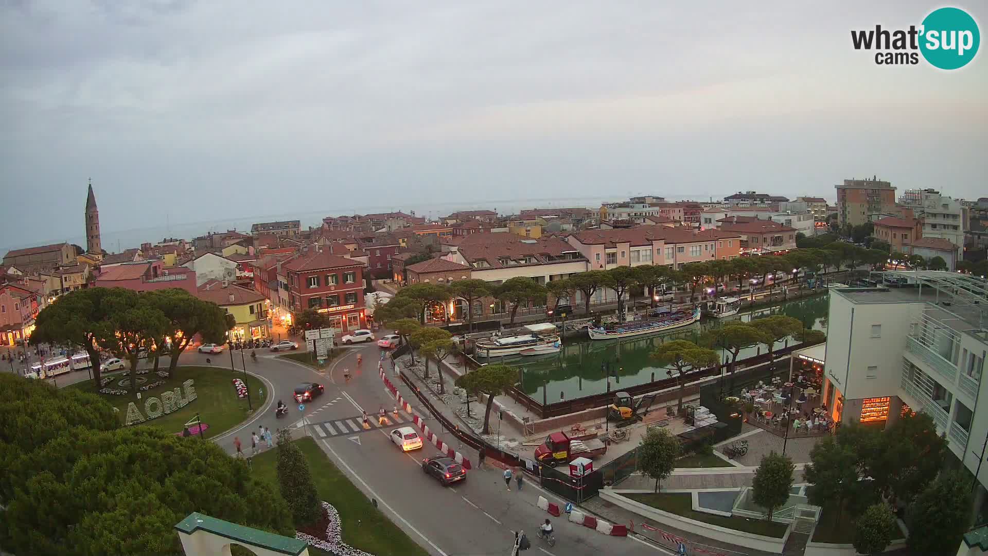 Webcam Hotel Cleofe | Panorama of Caorle old town