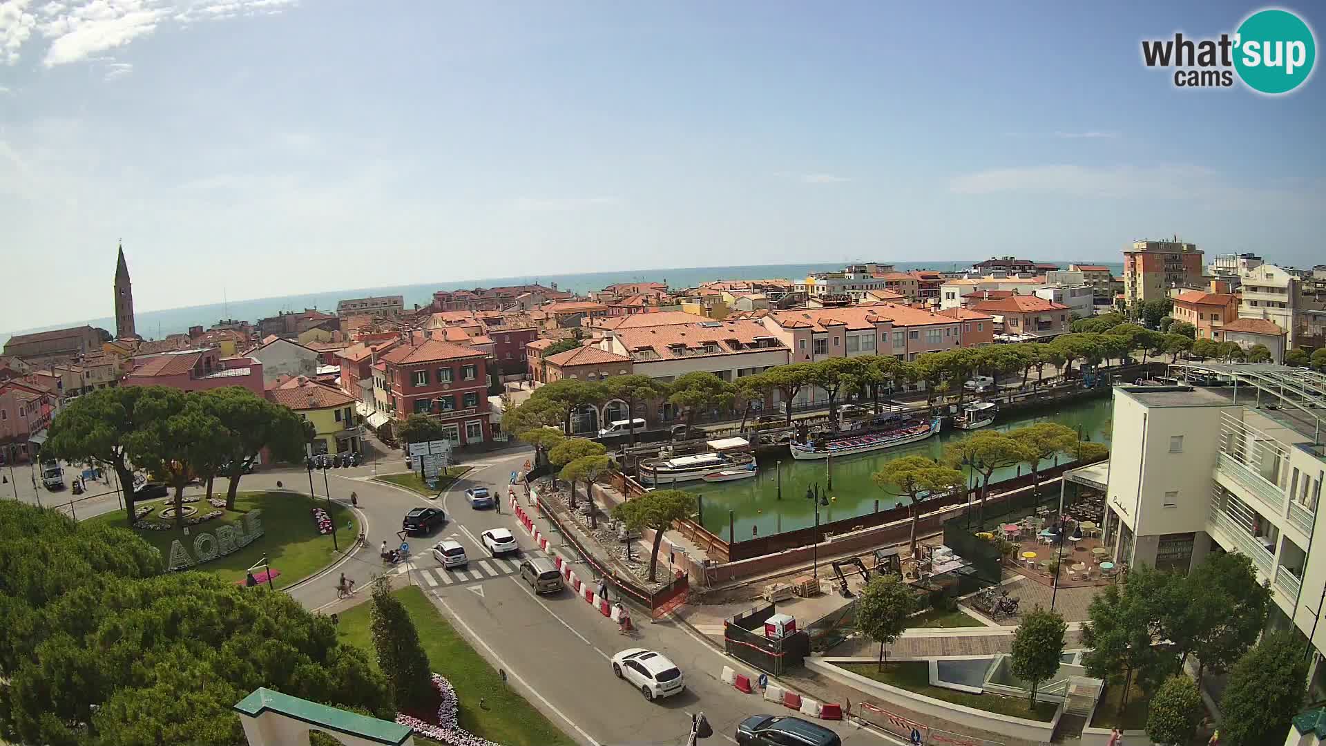 Webcam Hotel Cleofe | Panorama of Caorle old town