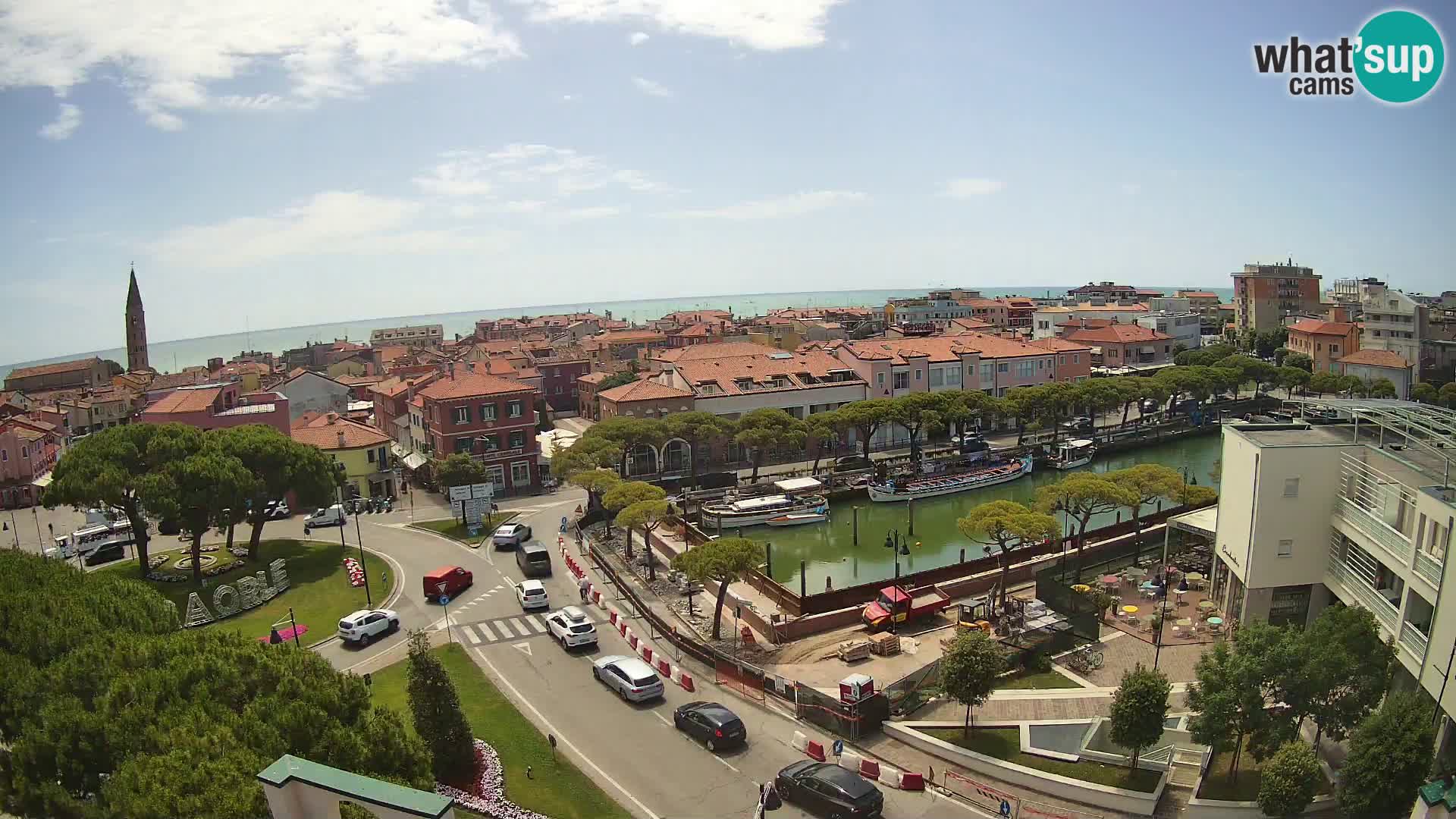 Webcam Hotel Cleofe | Panorama of Caorle old town