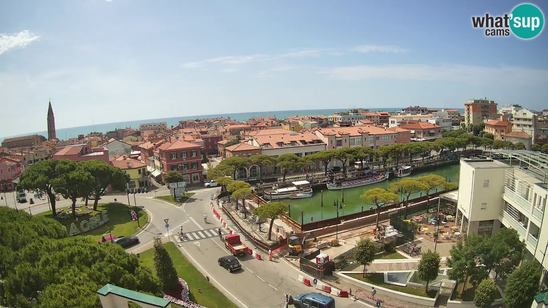 Webcam Hotel Cleofe | Panorama of Caorle old town