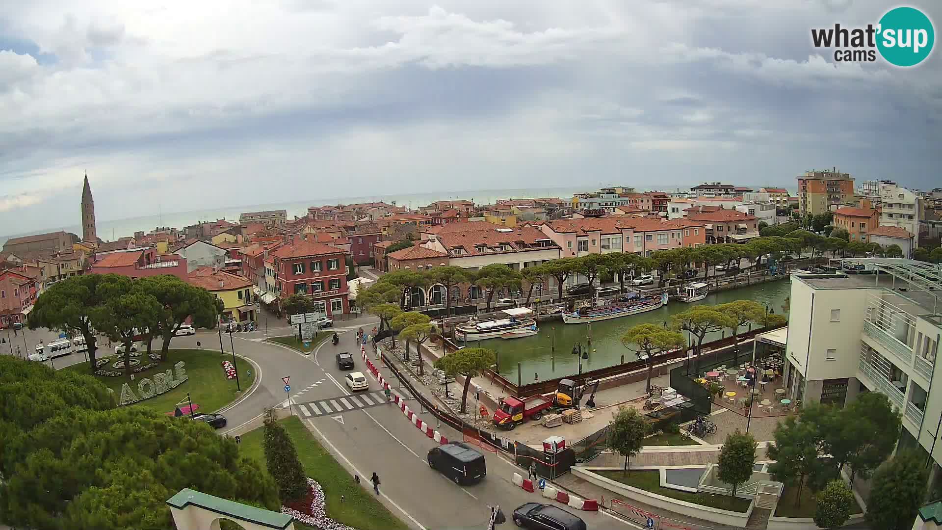 Webcam Hotel Cleofe | Panorama of Caorle old town