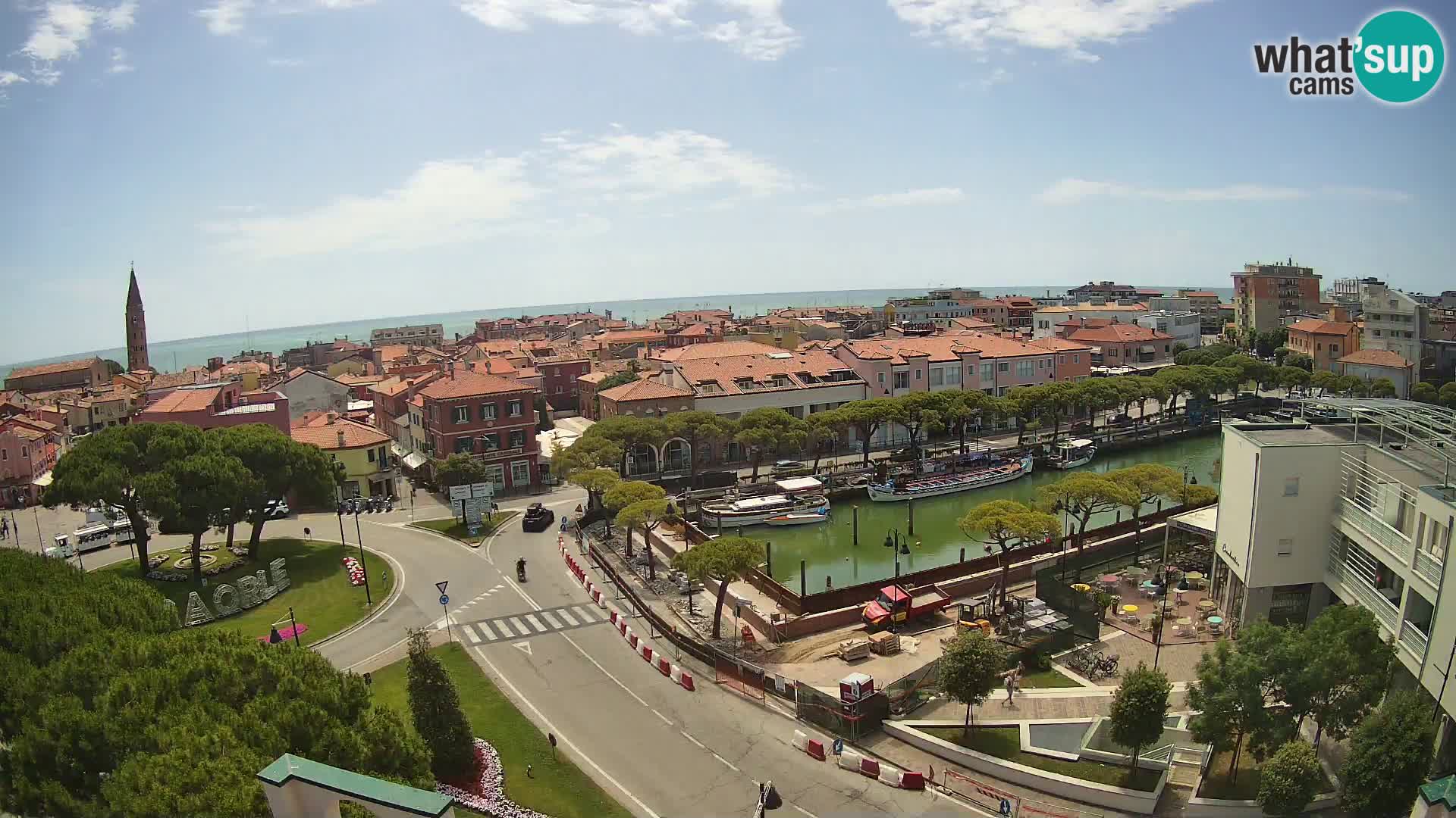 Pogled na Caorle v živo – Hotel Cleofe