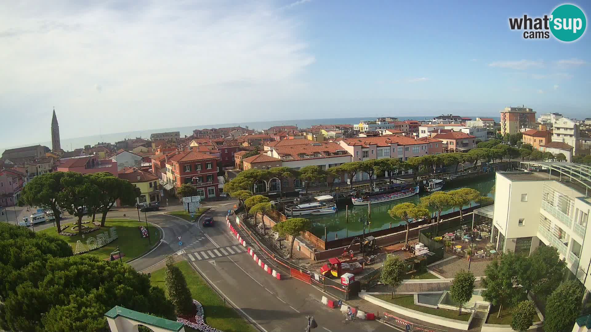 Webcam Hotel Cleofe | Panorama of Caorle old town