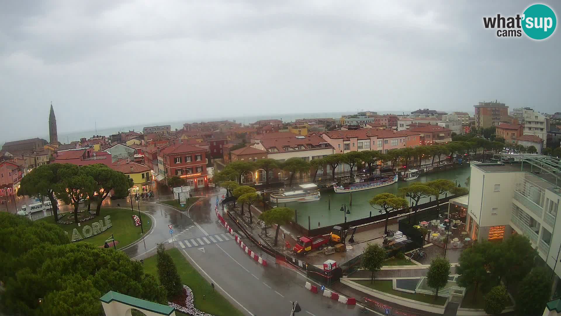Pogled na Caorle v živo – Hotel Cleofe