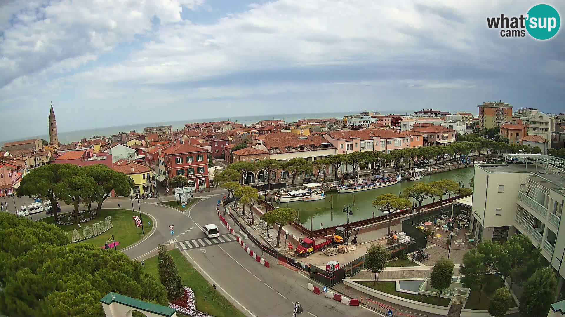 Pogled na Caorle v živo – Hotel Cleofe