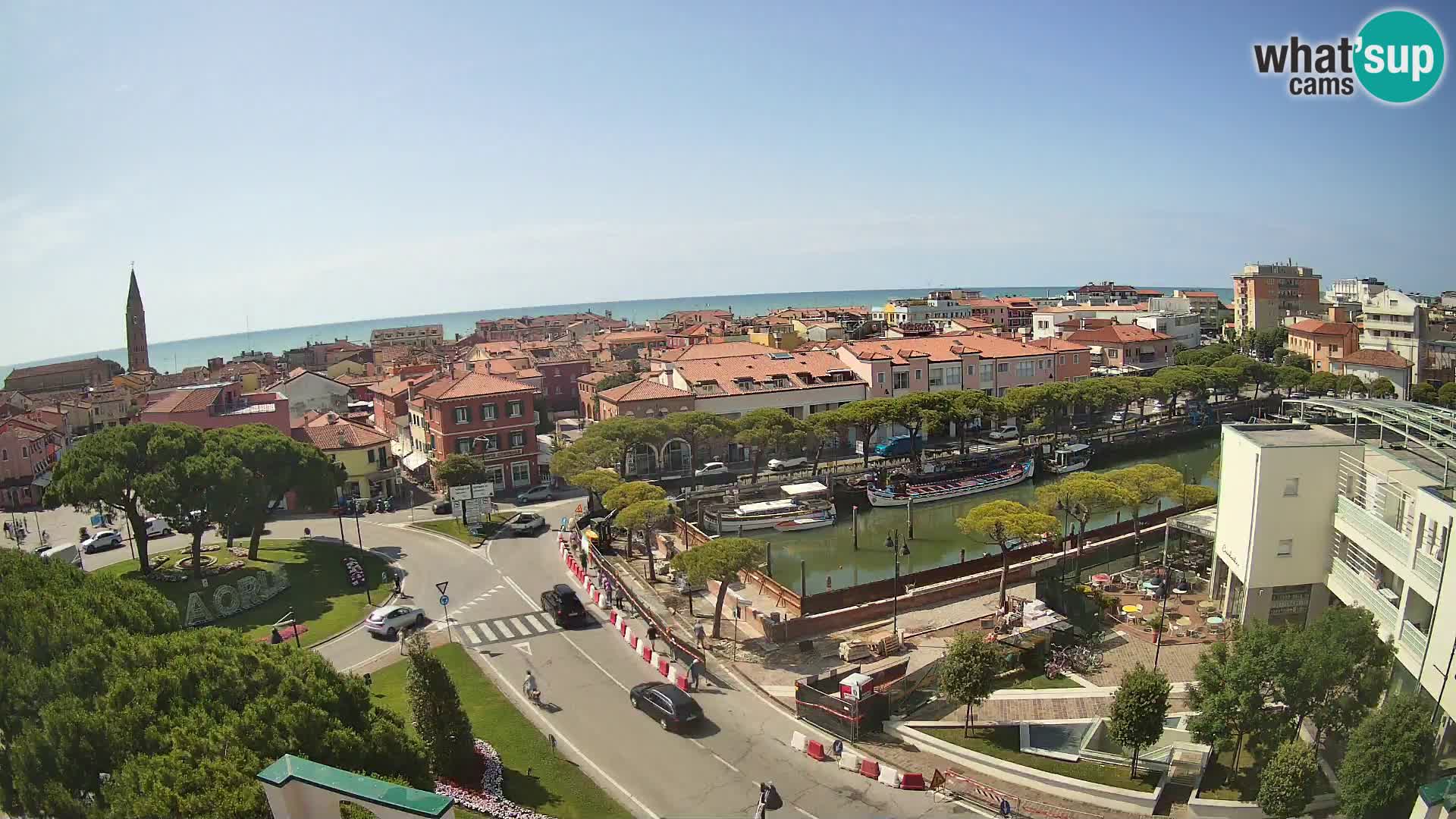 Cámara web Hotel Cleofe Caorle – Entrada de Caorle