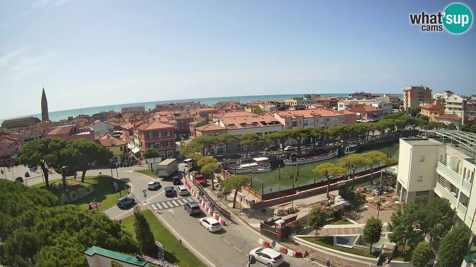 Webcam Panorama von Caorle – Hotel Cleofe