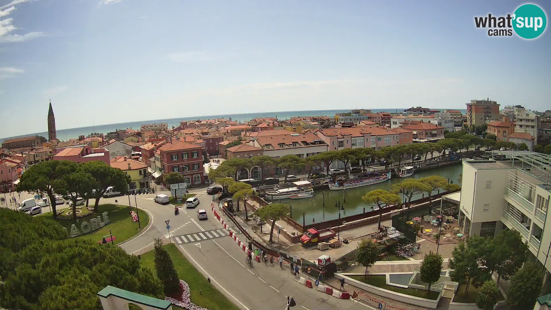 Pogled na Caorle v živo – Hotel Cleofe