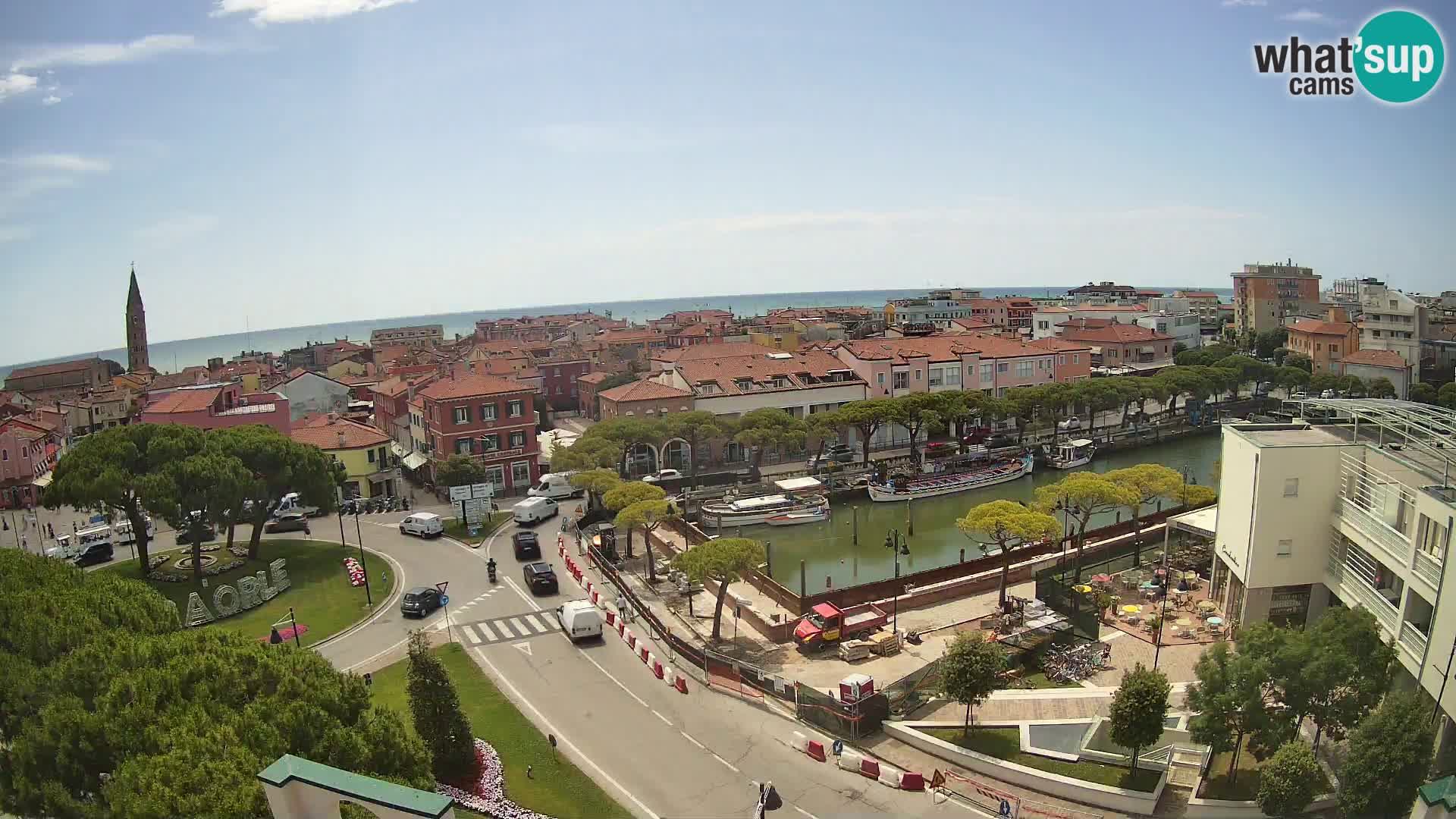 Cámara web Hotel Cleofe Caorle – Entrada de Caorle