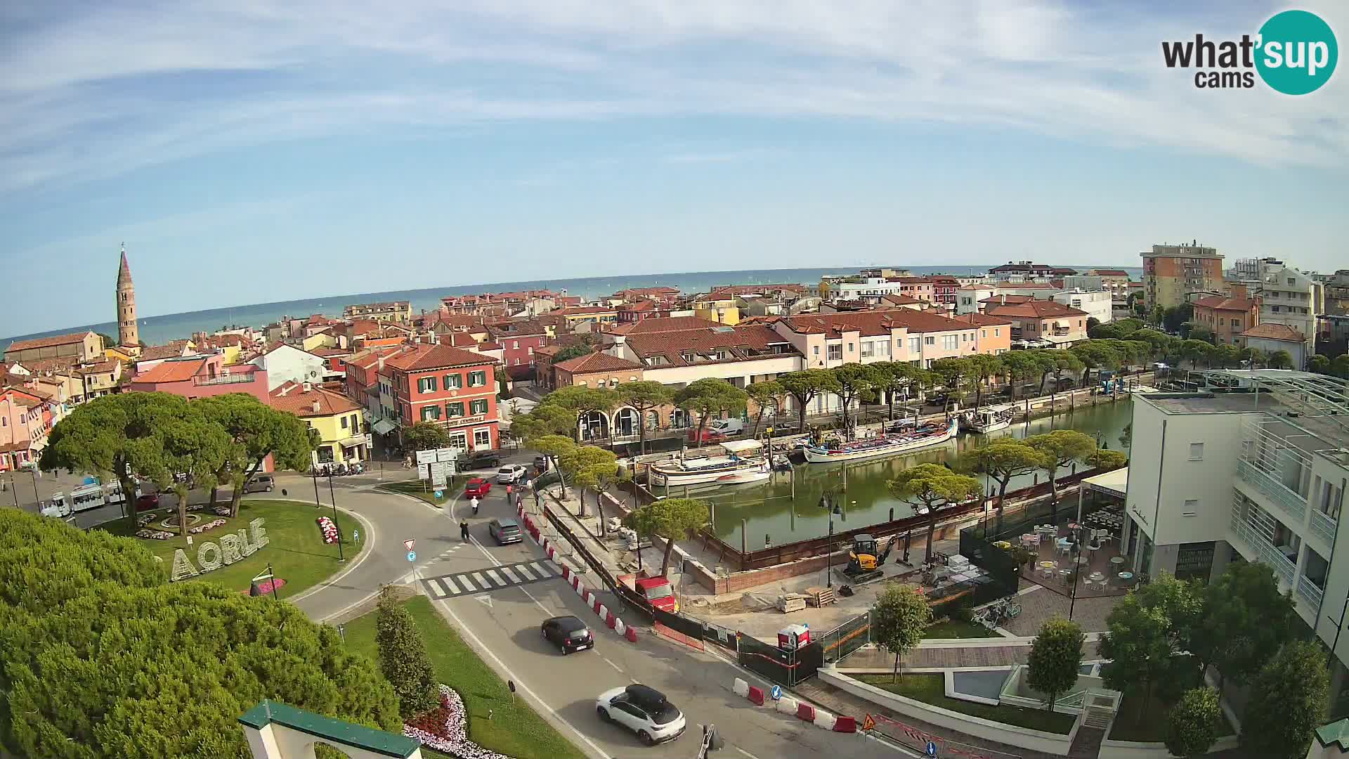 Webcam Hotel Cleofe | Panorama of Caorle old town