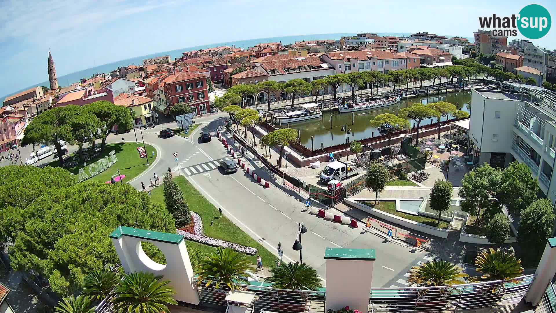 Cámara web Hotel Cleofe Caorle – Entrada de Caorle