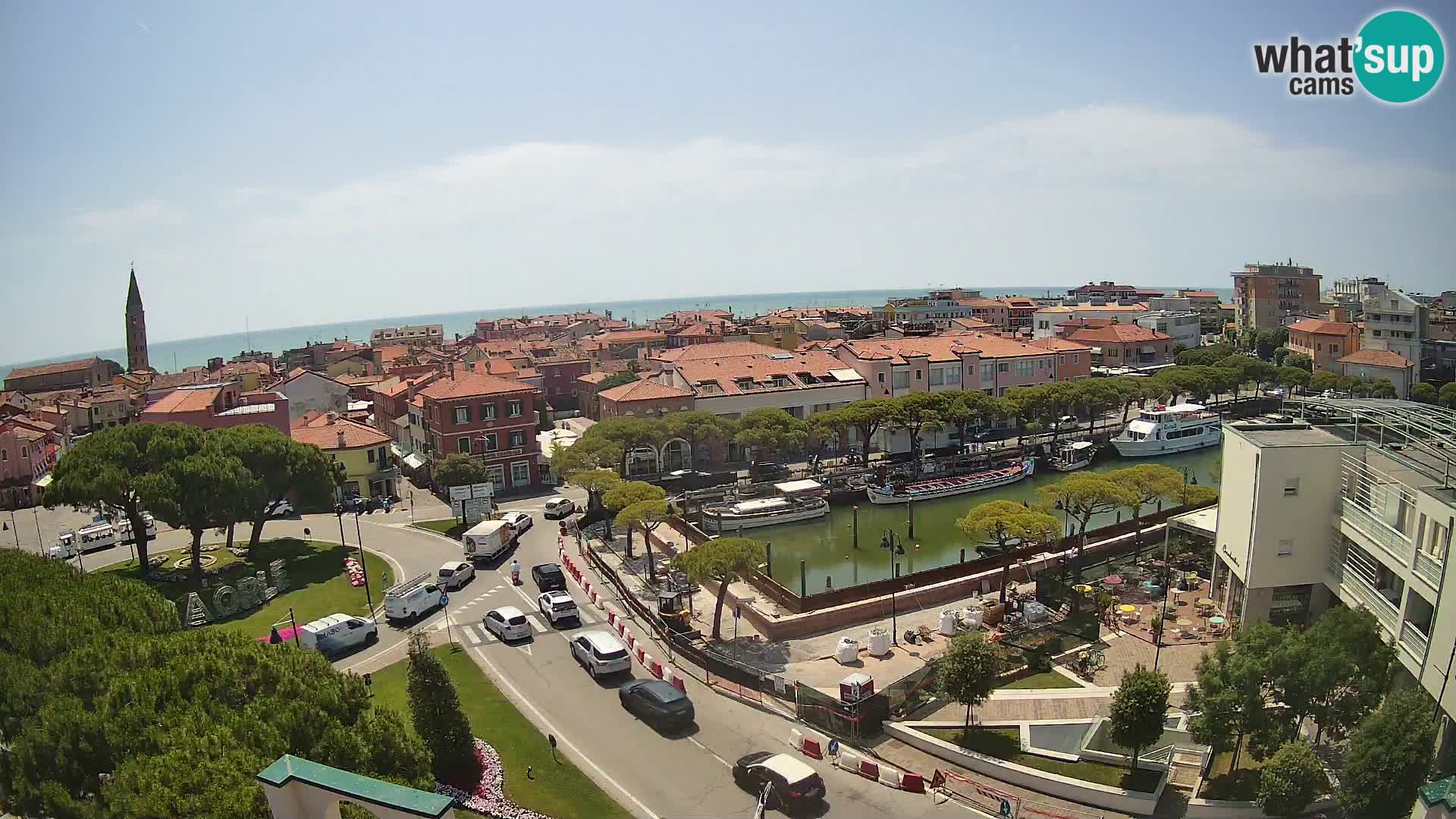 Webcam Hotel Cleofe | Panorama of Caorle old town