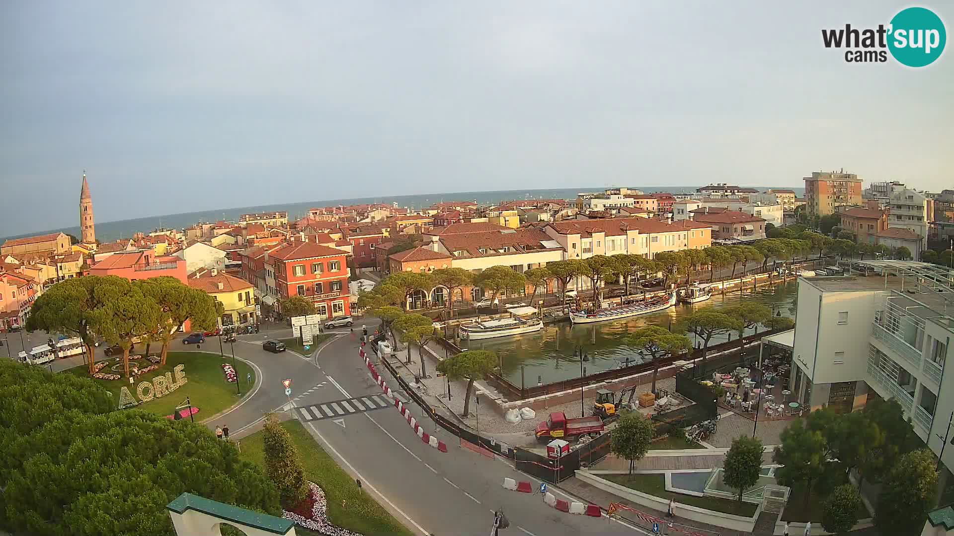 Webcam Hotel Cleofe | Panorama of Caorle old town