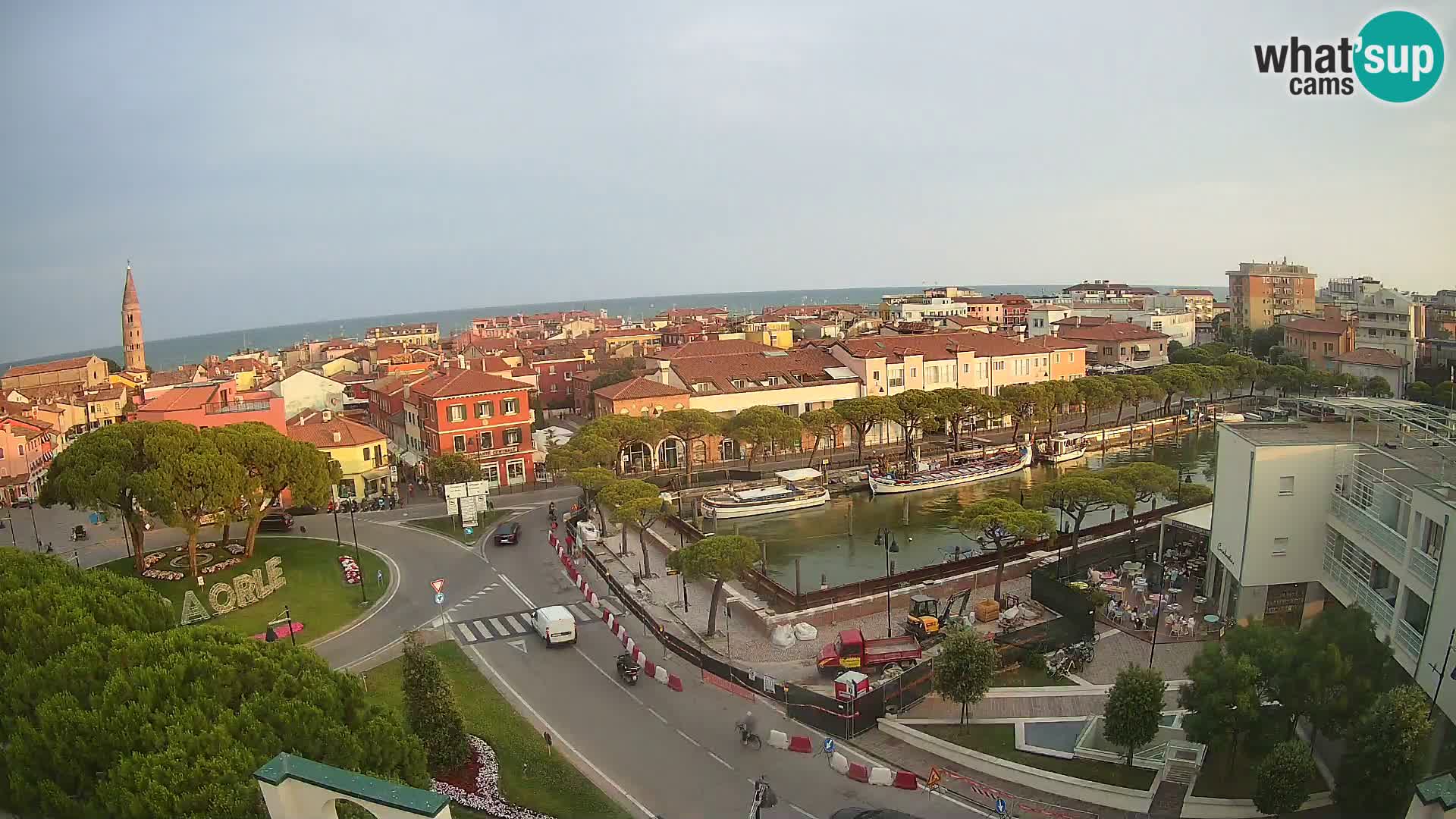 Pogled na Caorle v živo – Hotel Cleofe