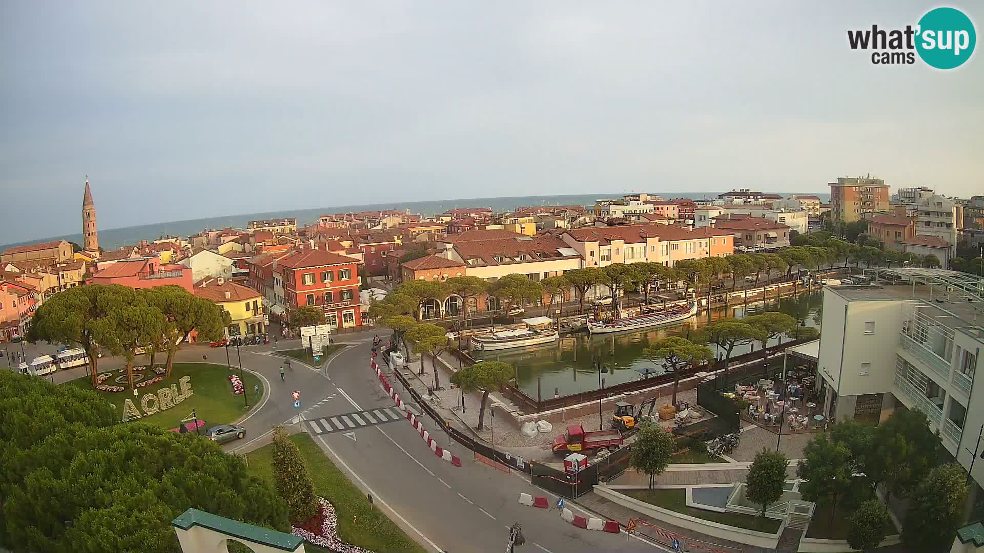 Webcam Hotel Cleofe | Panorama of Caorle old town