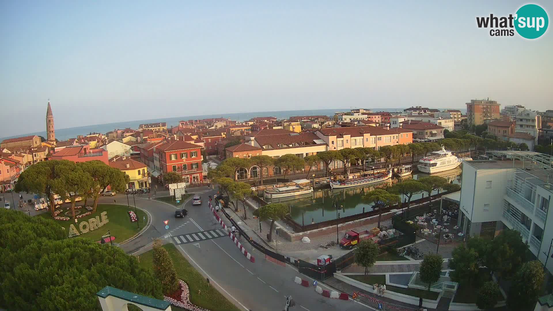 Webcam Hotel Cleofe | Panorama of Caorle old town