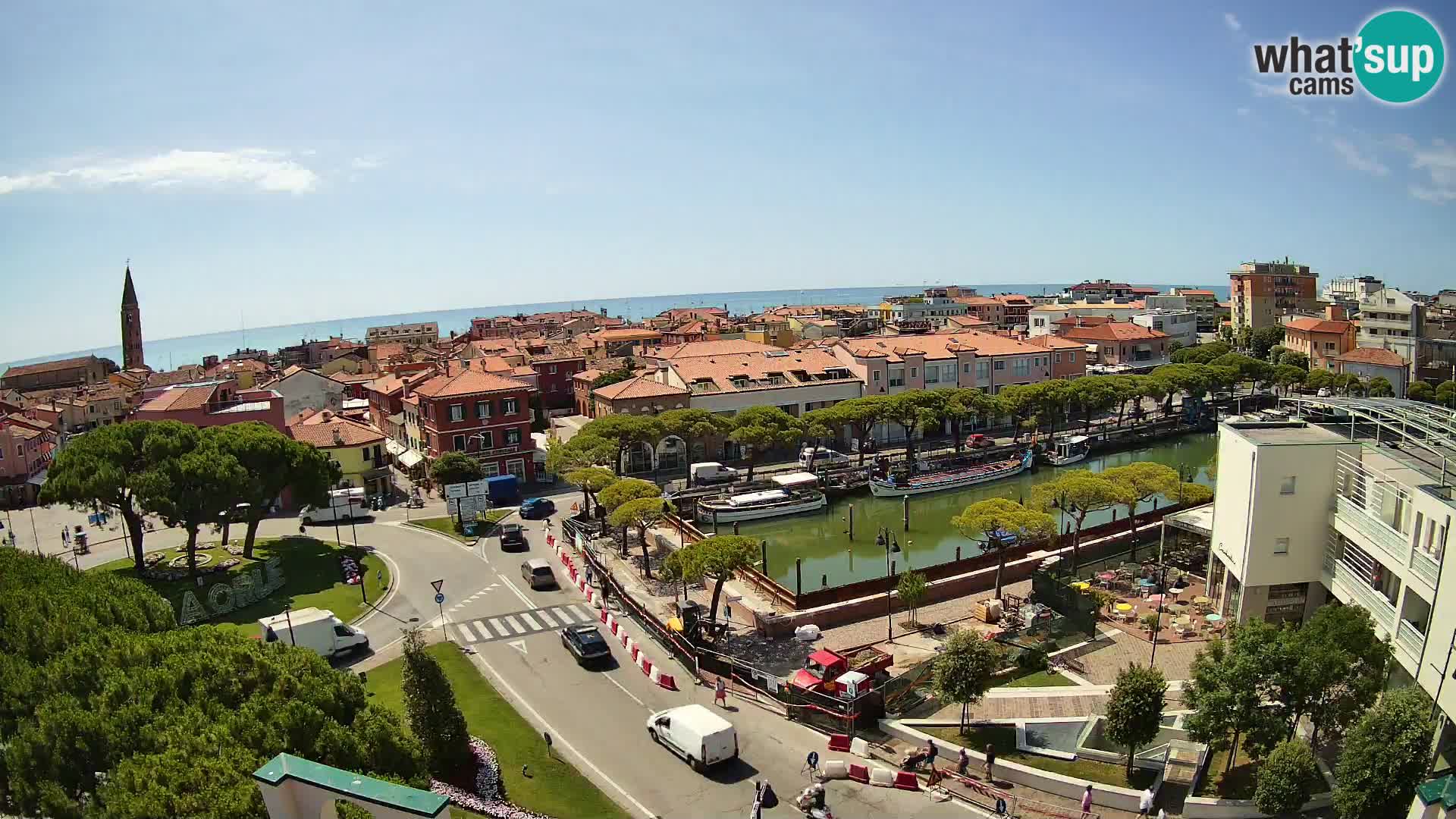 Webcam Hotel Cleofe | Panorama of Caorle old town