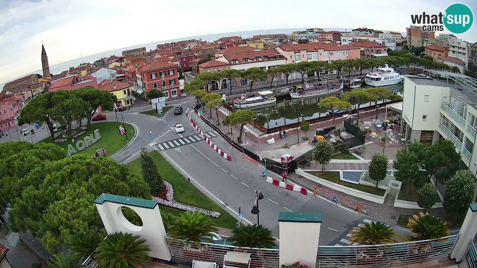 Pogled na Caorle v živo – Hotel Cleofe