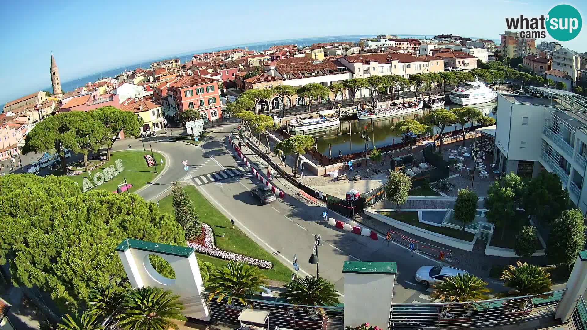 Webcam Hotel Cleofe | Panorama of Caorle old town