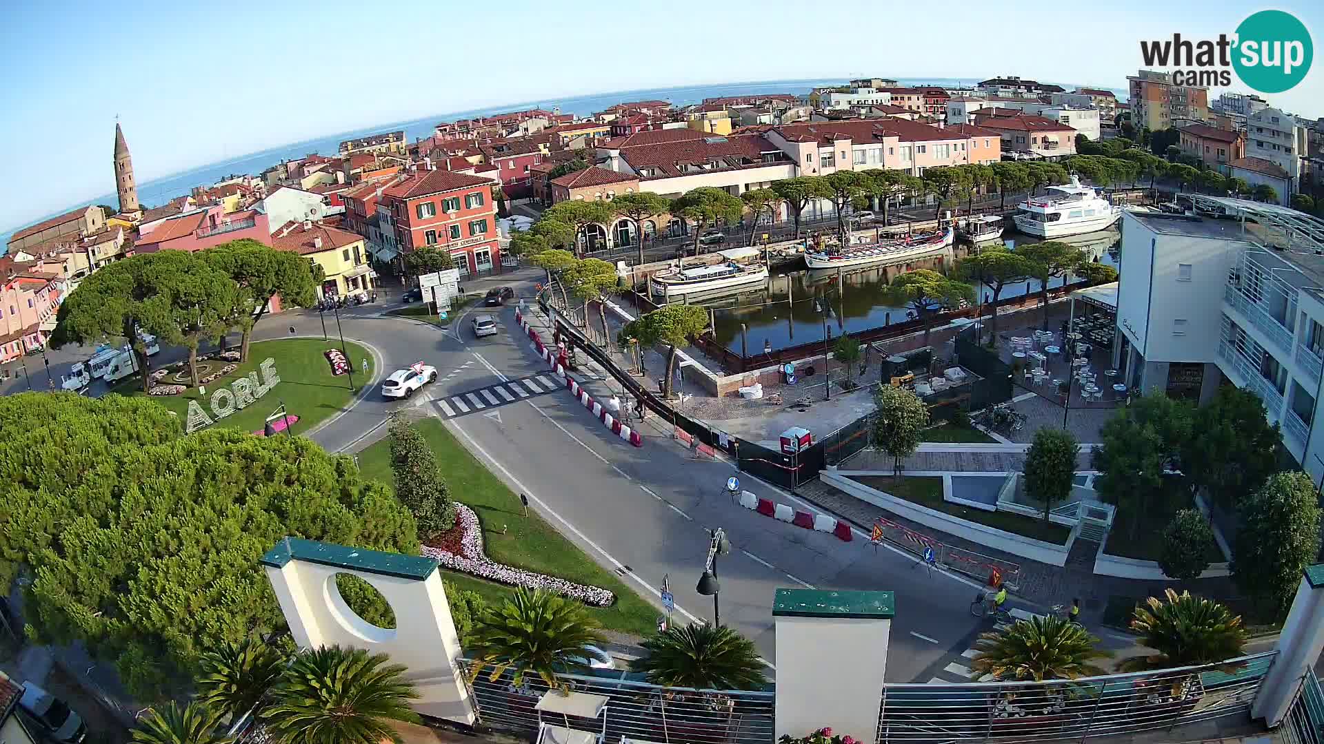 Cámara web Hotel Cleofe Caorle – Entrada de Caorle