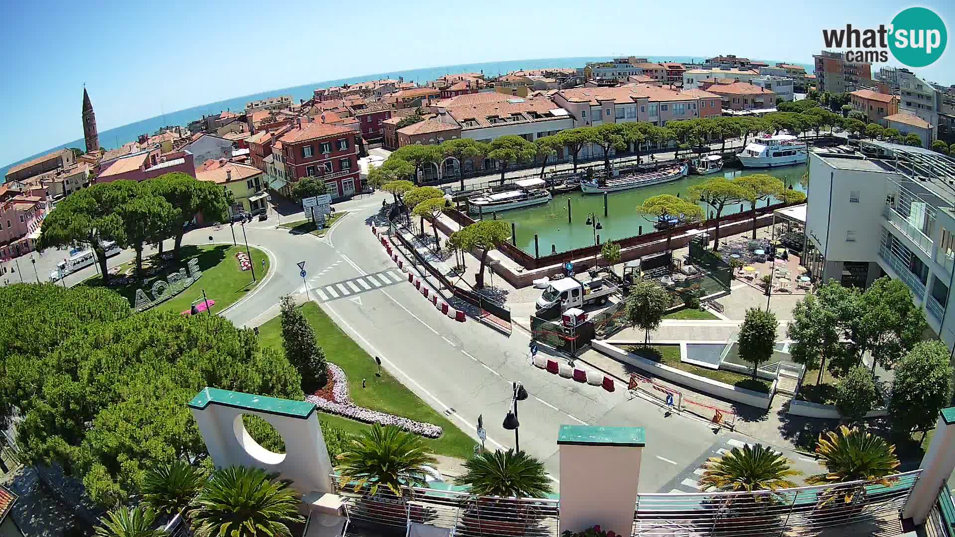 Cámara web Hotel Cleofe Caorle – Entrada de Caorle