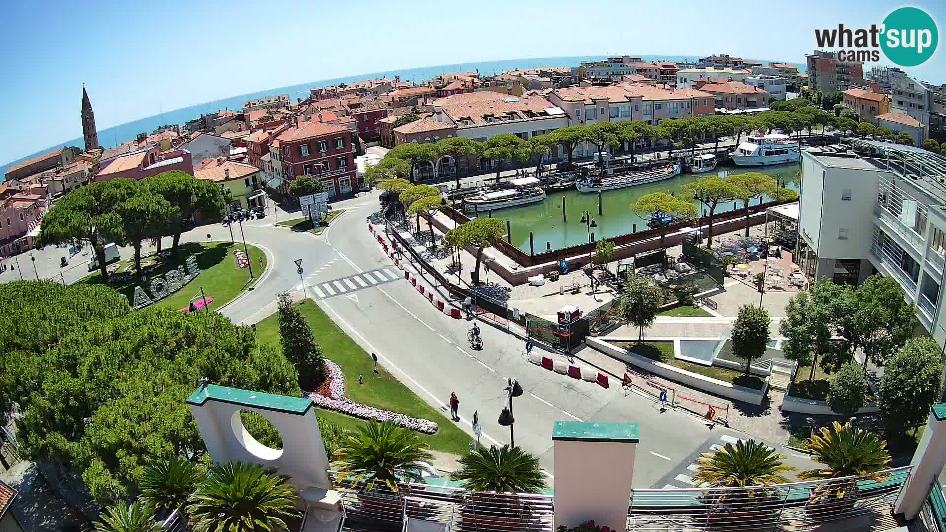 Ulaz u Caorle  Web kamera hotel Cleofe Caorle