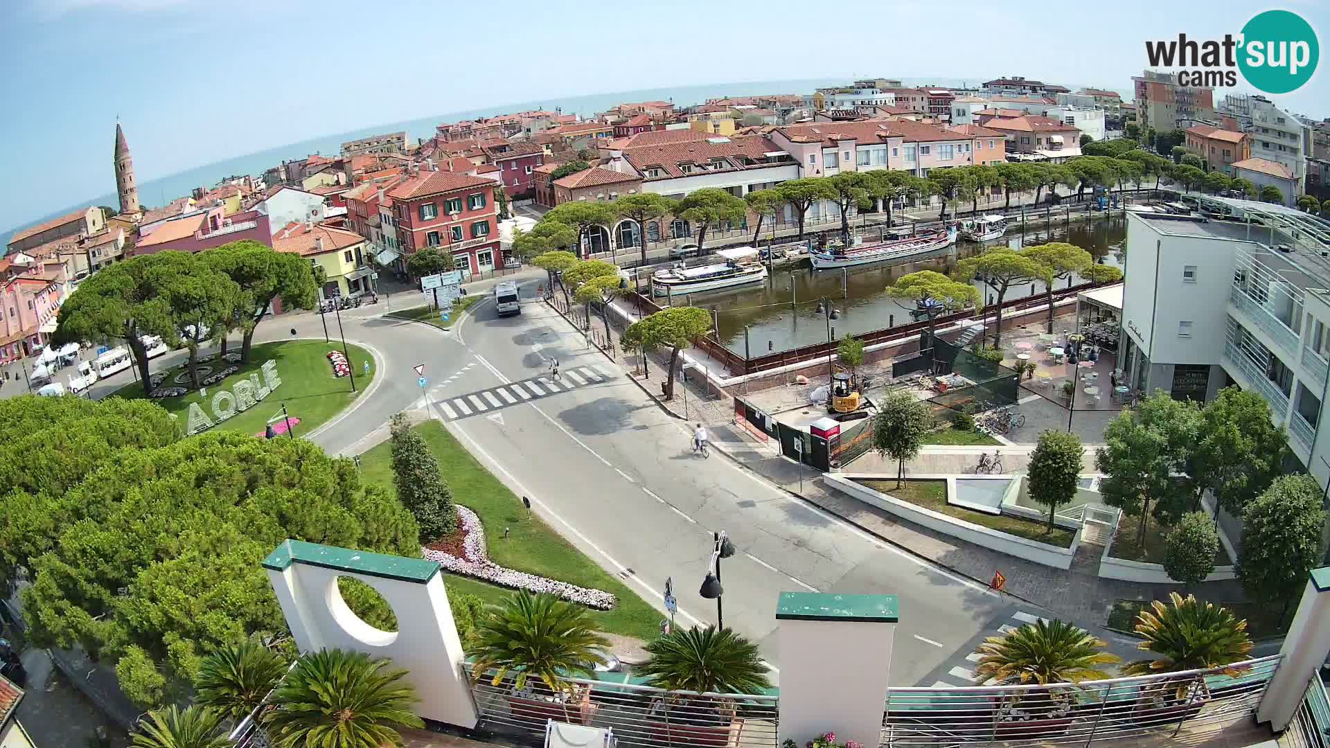 Webcam Hotel Cleofe | Panorama of Caorle old town