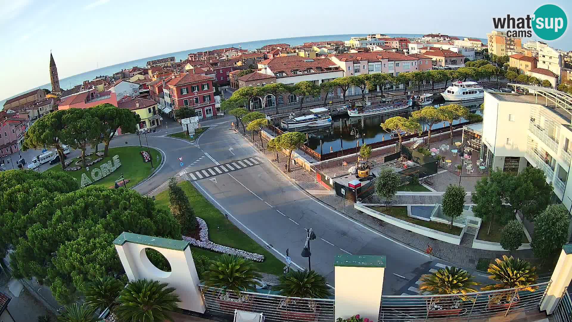Webcam Panorama von Caorle – Hotel Cleofe