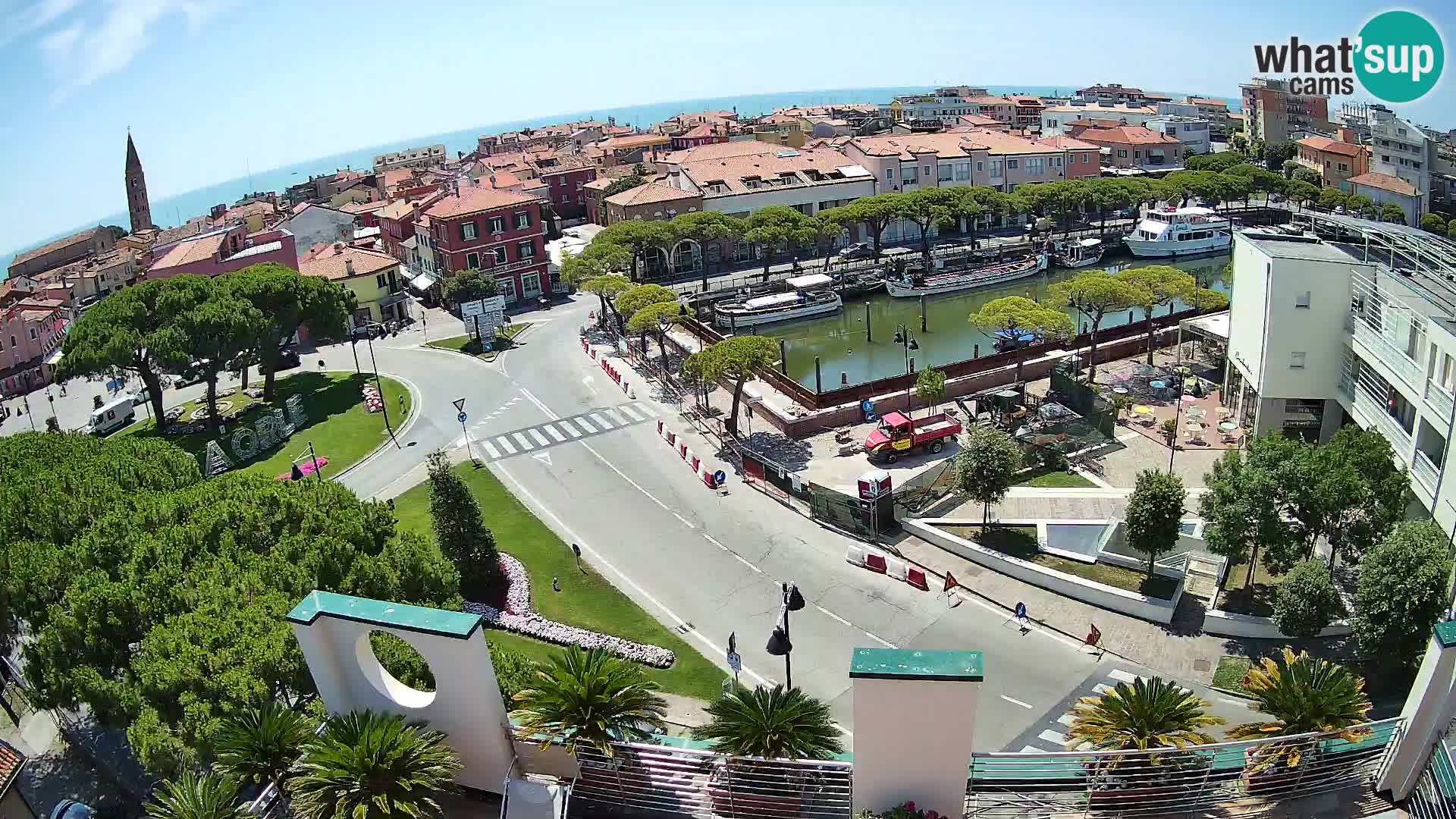 Ulaz u Caorle  Web kamera hotel Cleofe Caorle