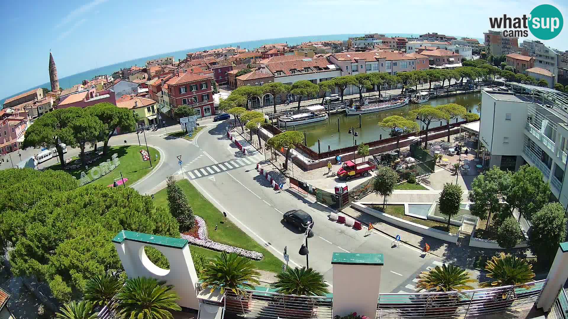 Ulaz u Caorle  Web kamera hotel Cleofe Caorle