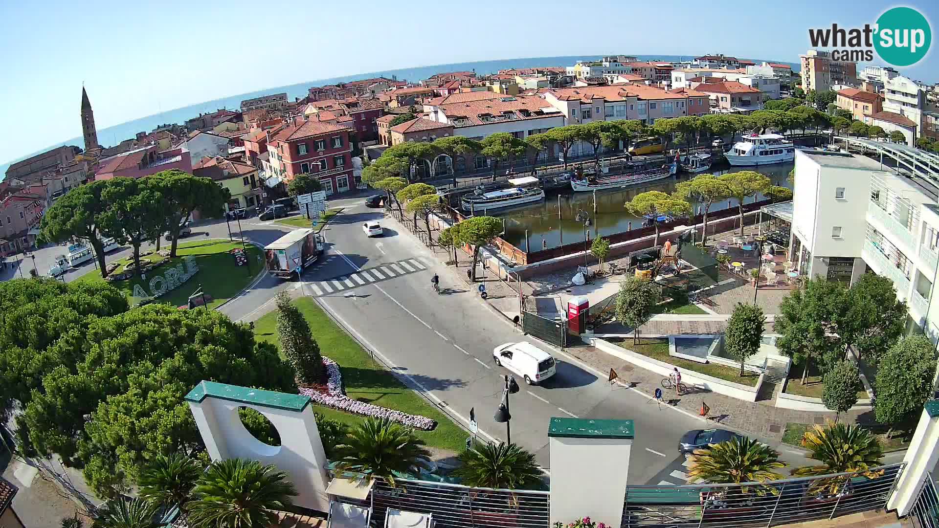 Webcam Hotel Cleofe | Panorama of Caorle old town