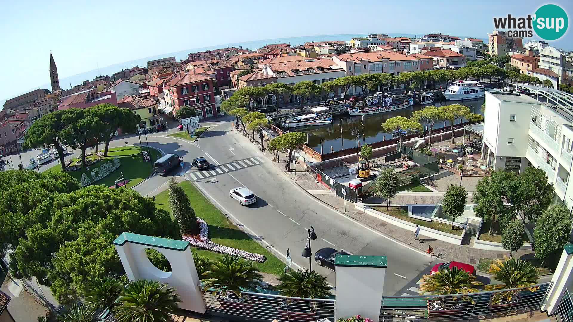 Webcam Hotel Cleofe | Panorama of Caorle old town