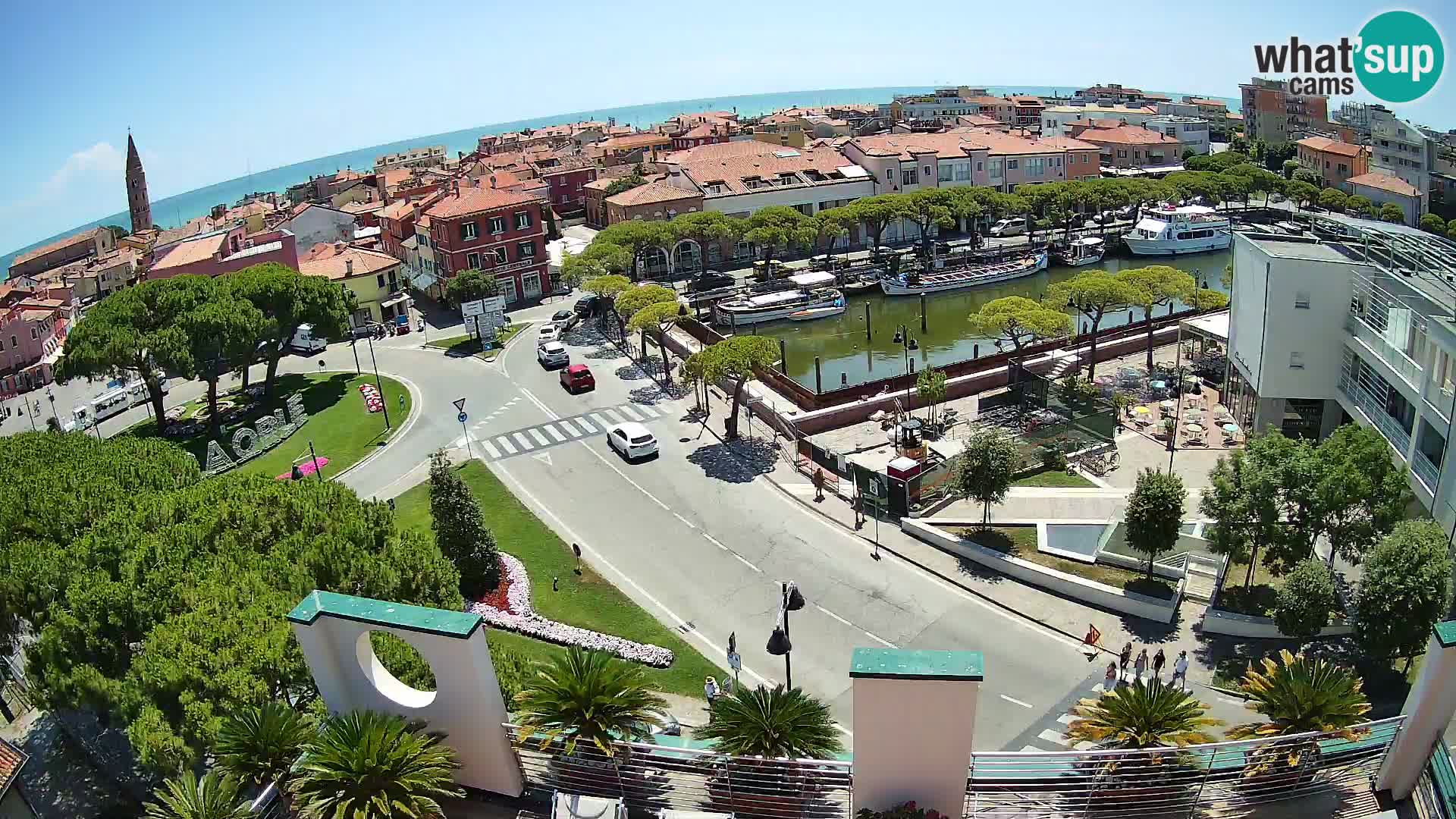 Webcam Panorama von Caorle – Hotel Cleofe