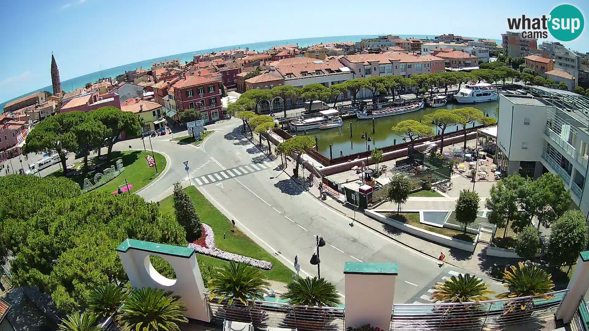 Cámara web Hotel Cleofe Caorle – Entrada de Caorle