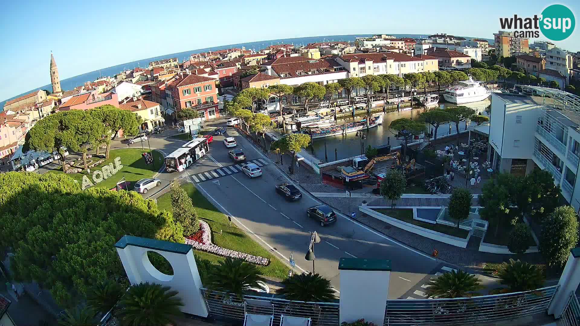 Webcam Panorama von Caorle – Hotel Cleofe