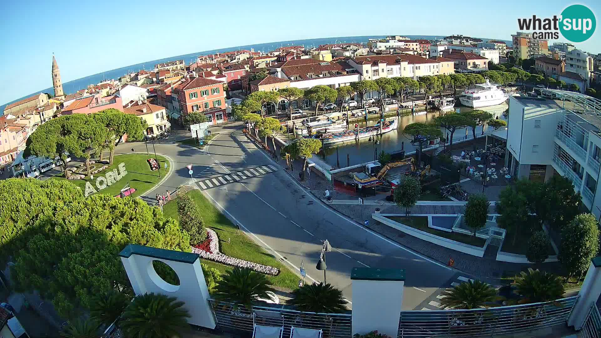 Pogled na Caorle v živo – Hotel Cleofe