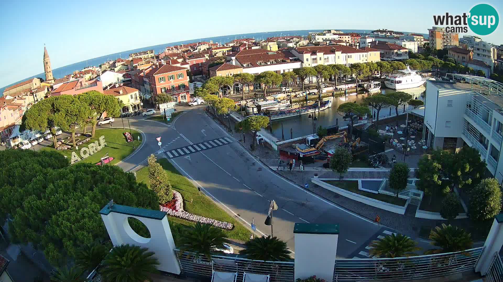 Ulaz u Caorle  Web kamera hotel Cleofe Caorle