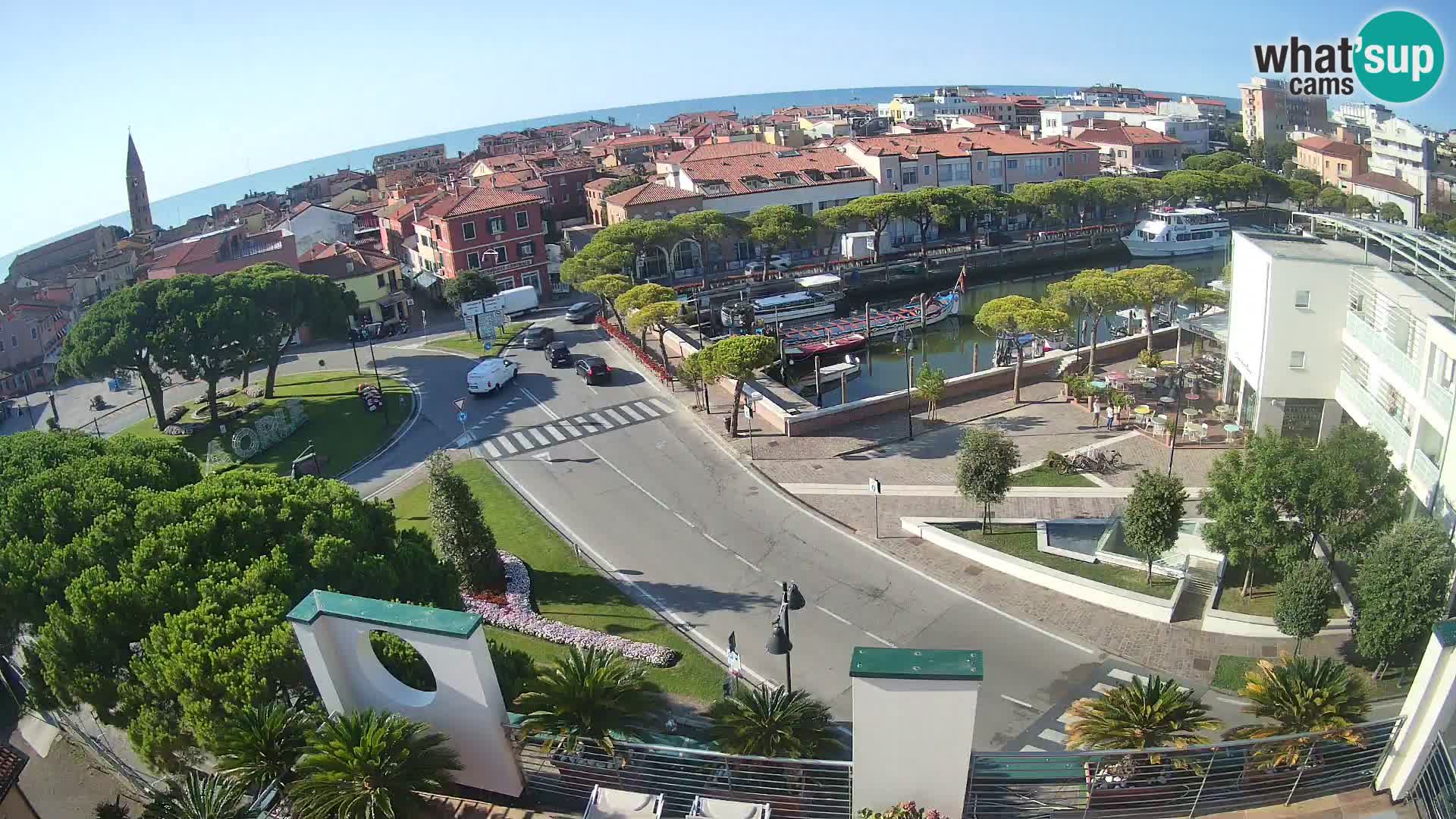 Webcam Panorama von Caorle – Hotel Cleofe