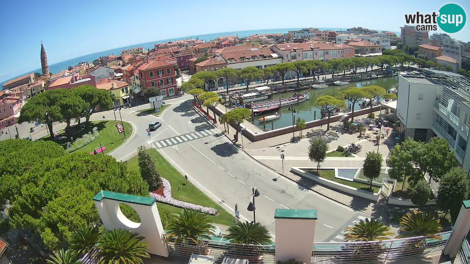 Pogled na Caorle v živo – Hotel Cleofe