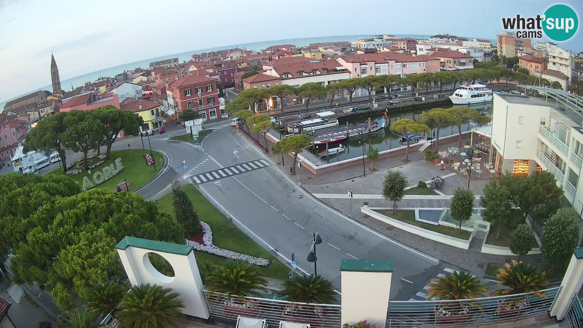 Pogled na Caorle v živo – Hotel Cleofe