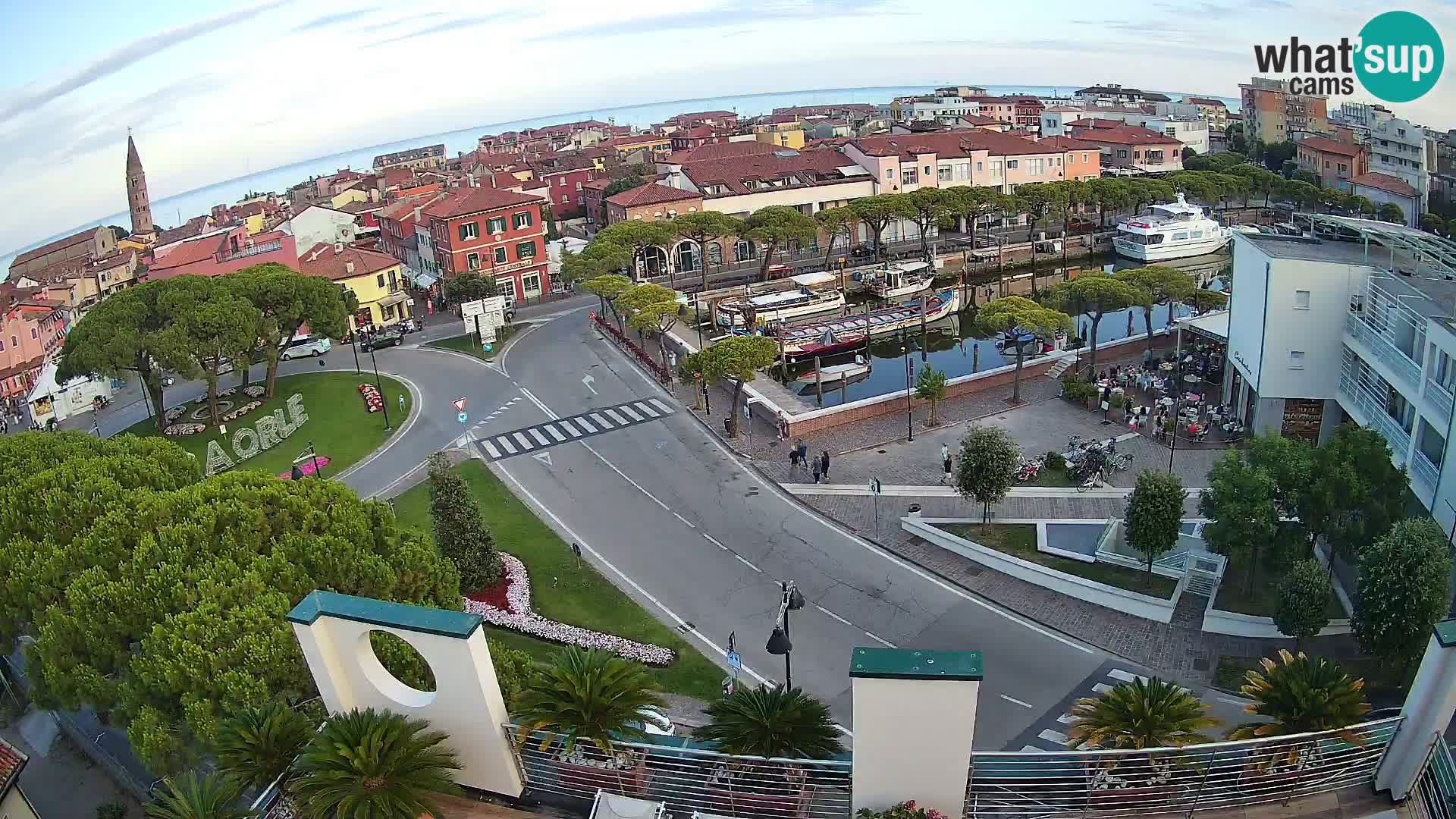 Pogled na Caorle v živo – Hotel Cleofe
