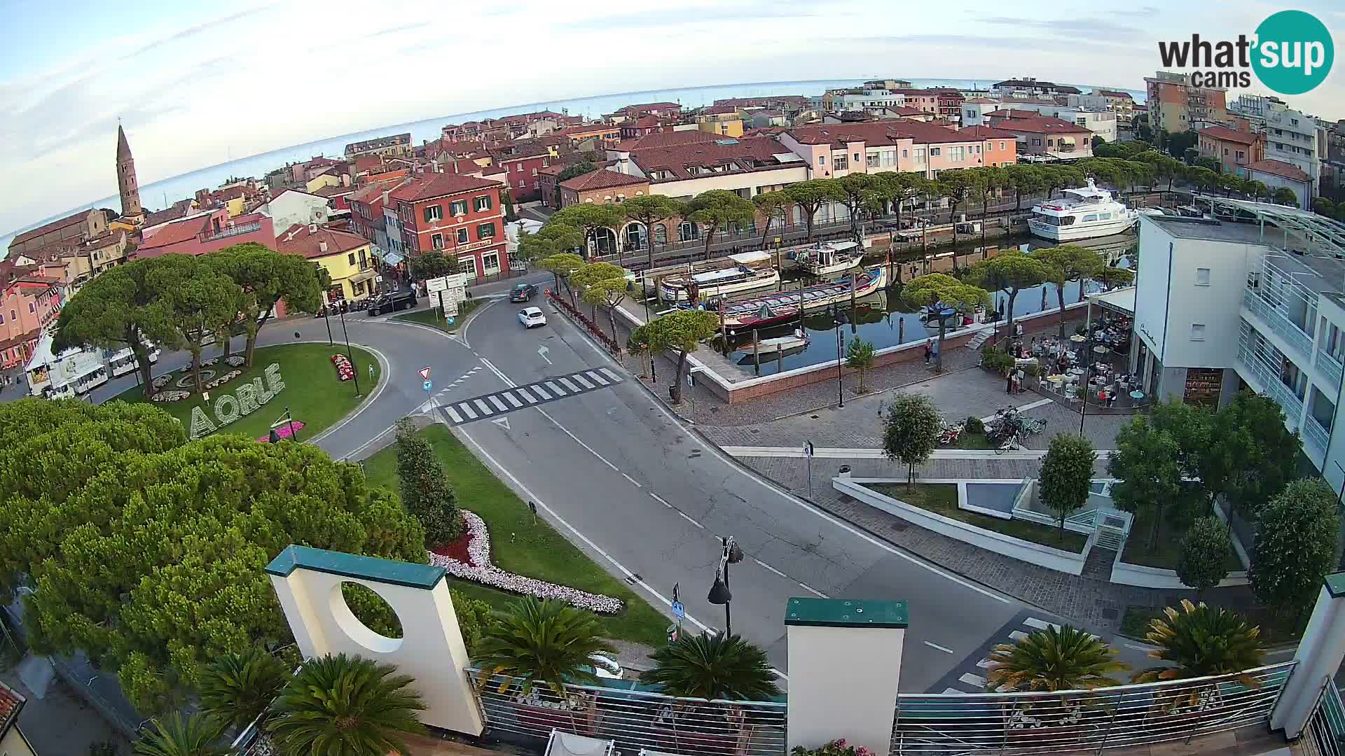 Webcam Hotel Cleofe | Panorama of Caorle old town