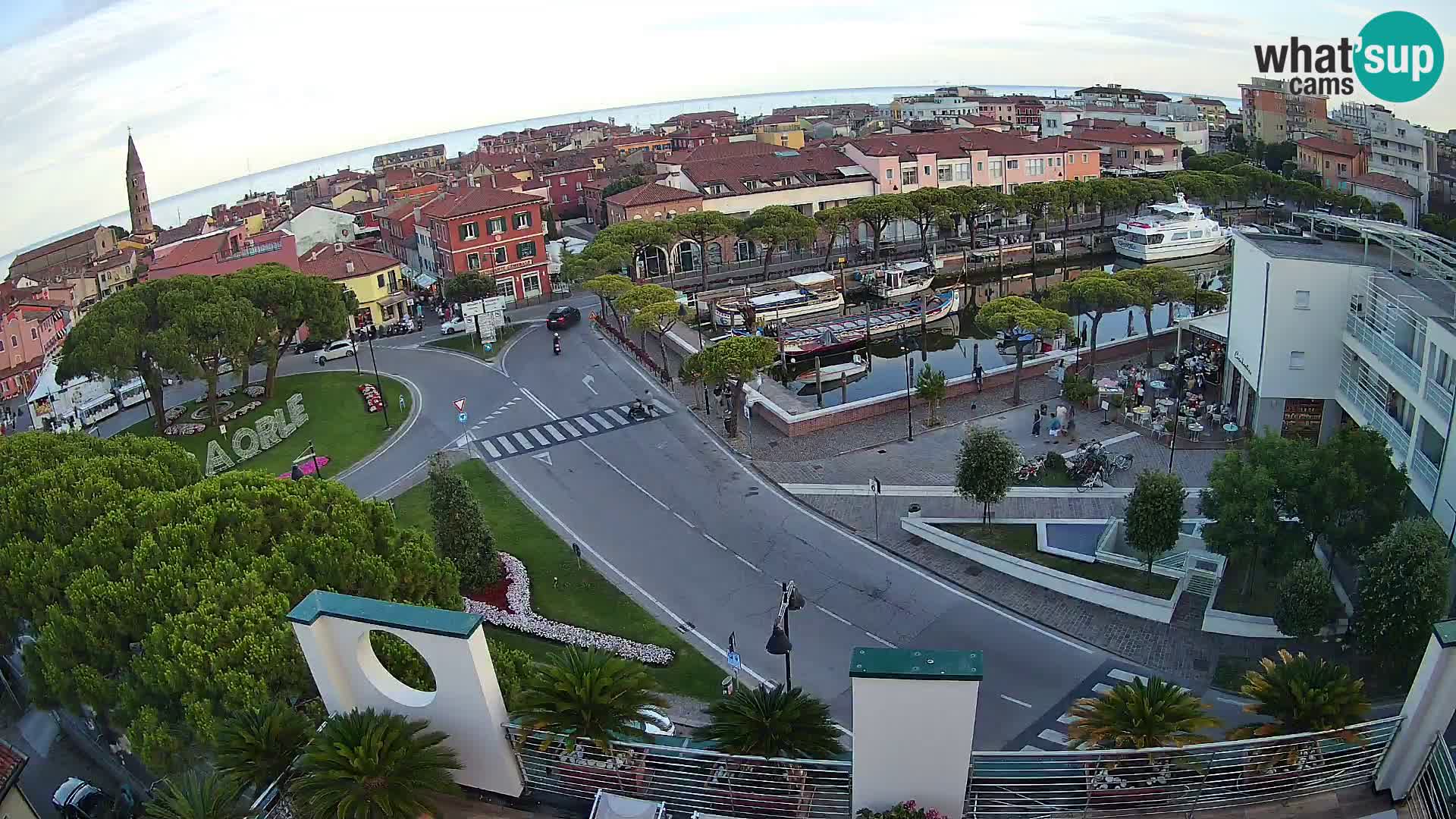 Webcam Hotel Cleofe | Panorama of Caorle old town