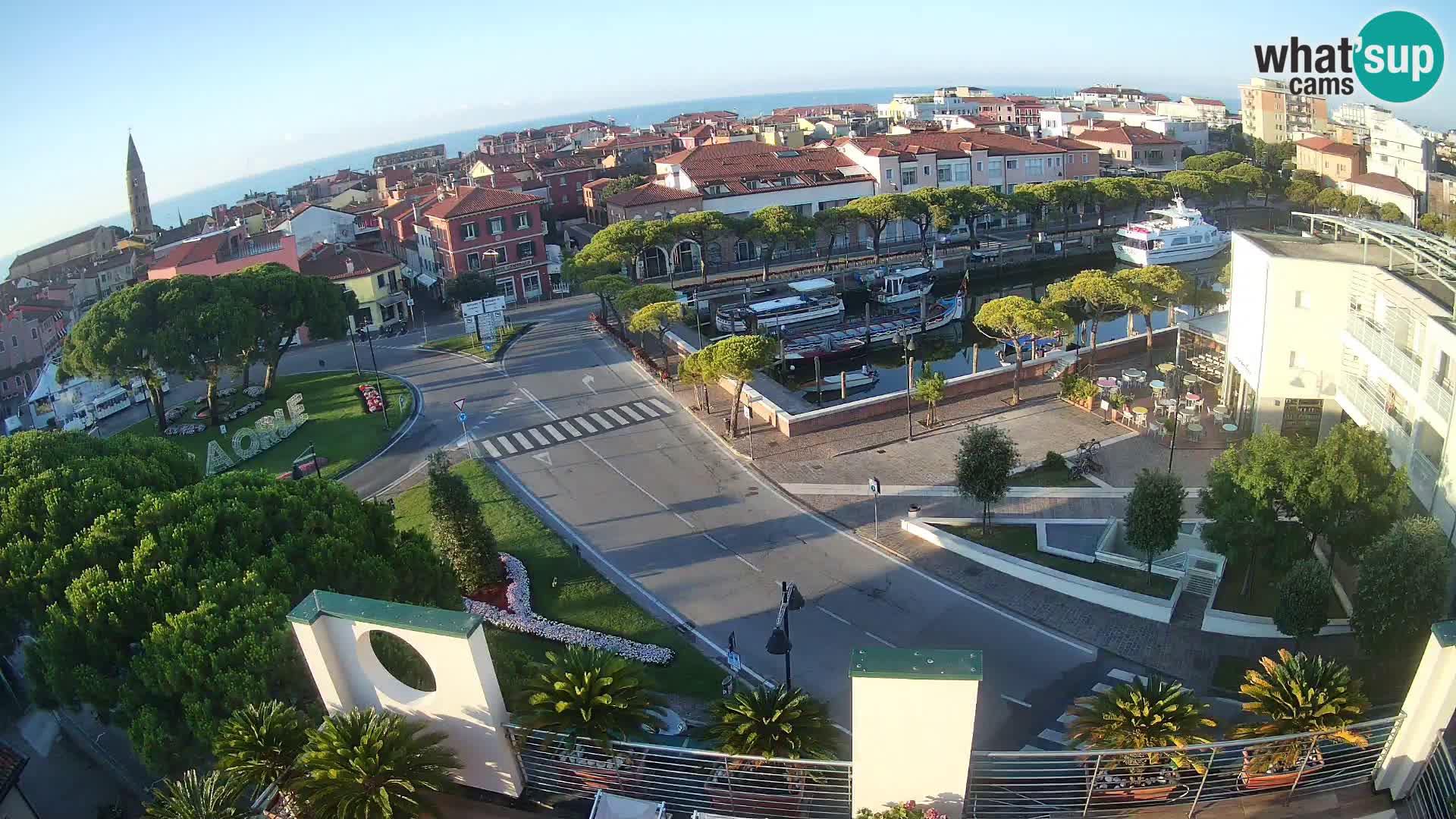 Webcam Hotel Cleofe | Panorama of Caorle old town