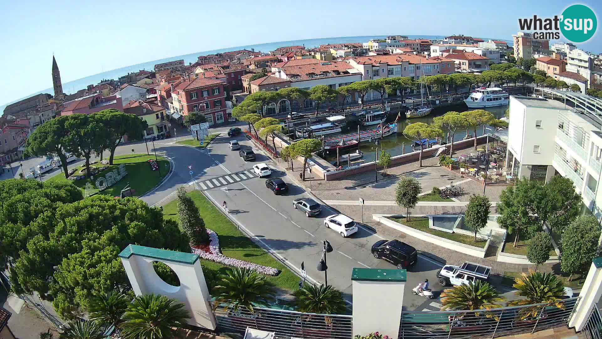 Webcam Panorama von Caorle – Hotel Cleofe