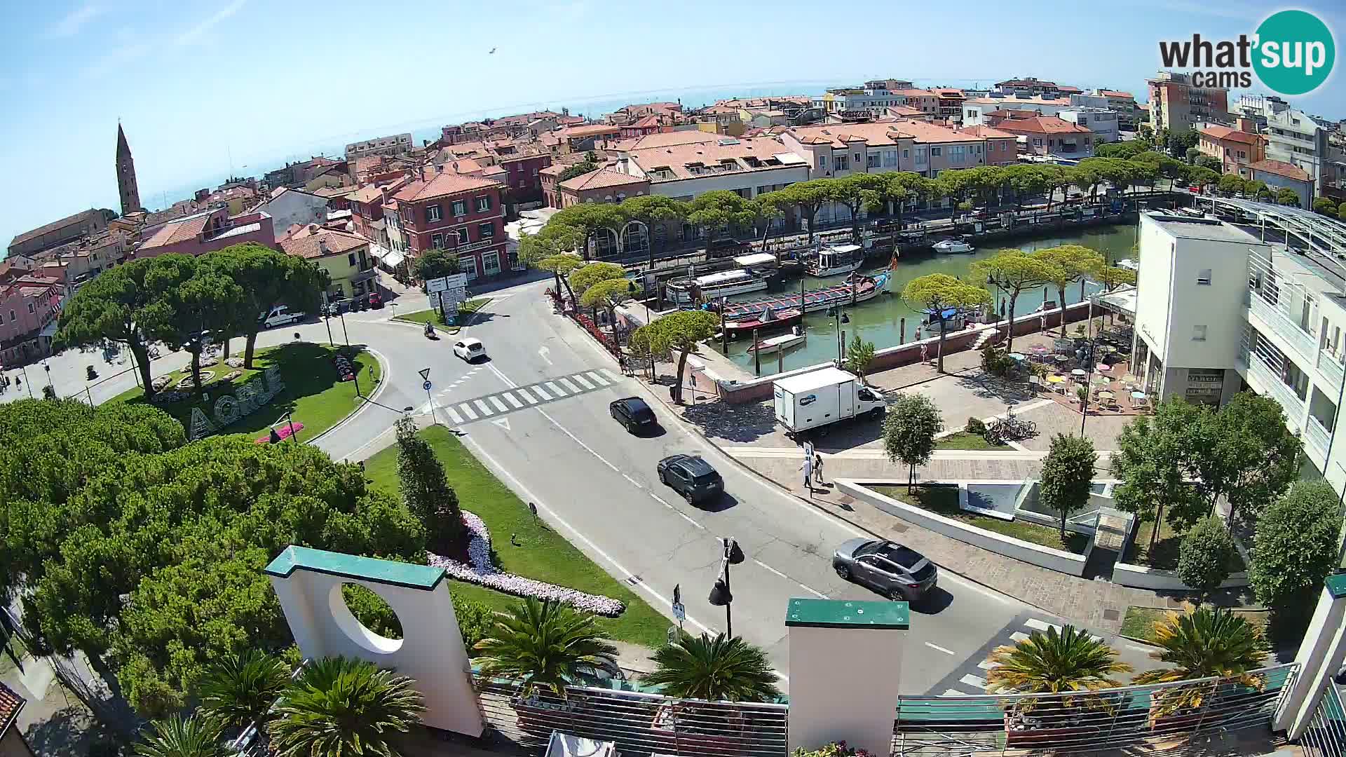 Webcam Panorama von Caorle – Hotel Cleofe
