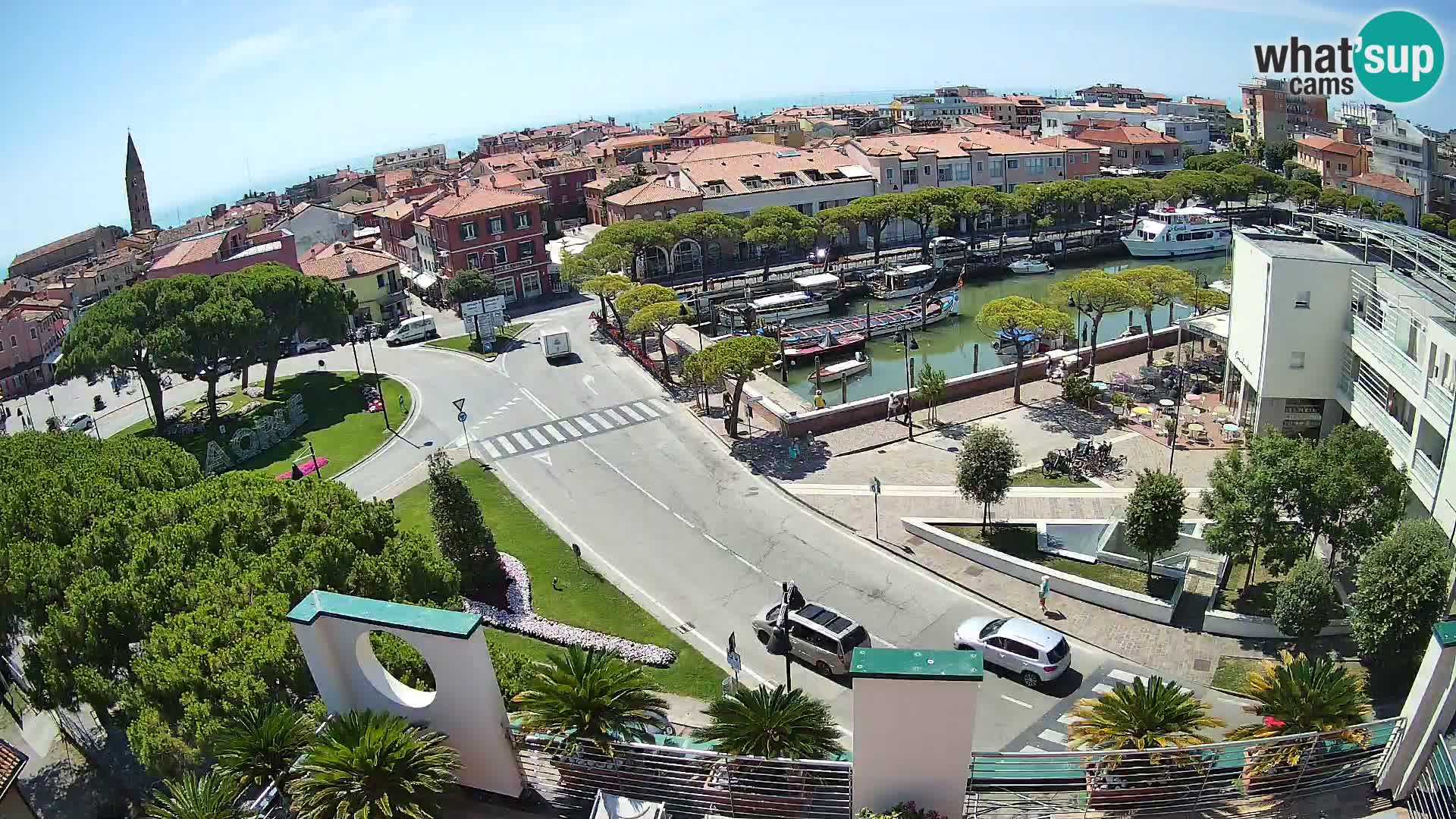 Webcam Hotel Cleofe | Panorama of Caorle old town