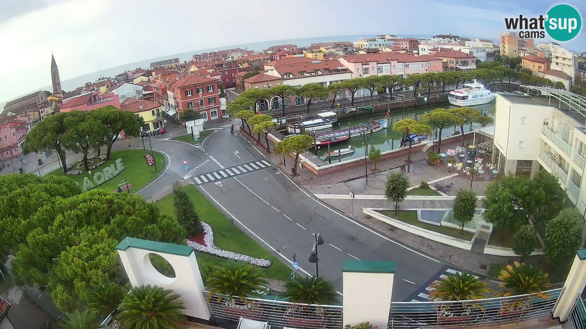 Pogled na Caorle v živo – Hotel Cleofe